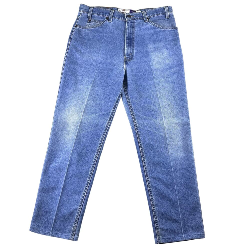 Vtg Levis 540 USA Made Relaxed Fit Tapered Leg Blue Jeans Mens 36/30 Year‎ 1995
